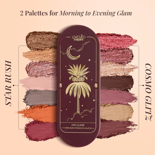 LoveChild Masaba Hyper-Blend Eyeshadow Palette - Cosmo Glitz(9g)