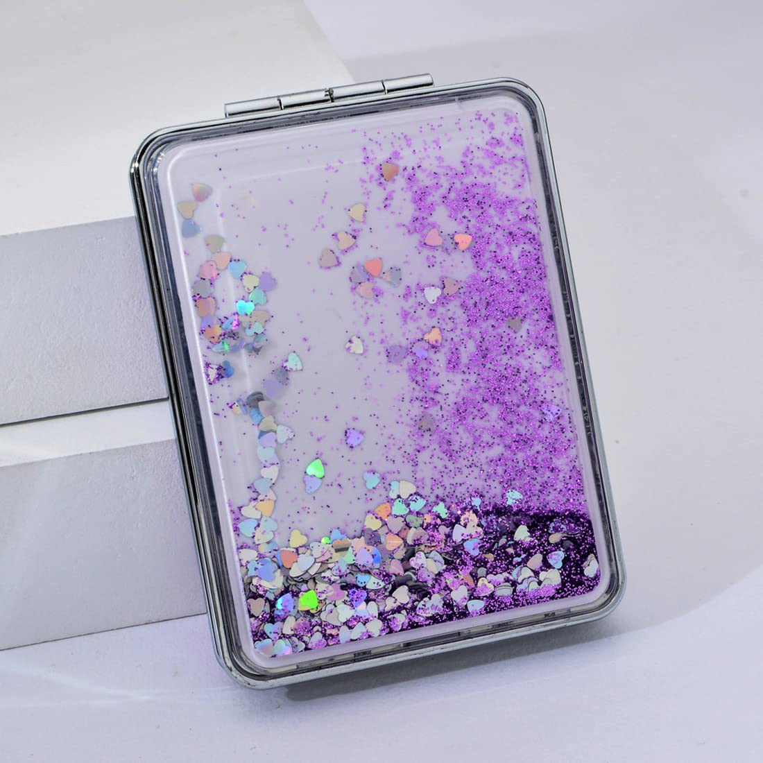 Dual-Side Hexaglitter Pocket Mirror