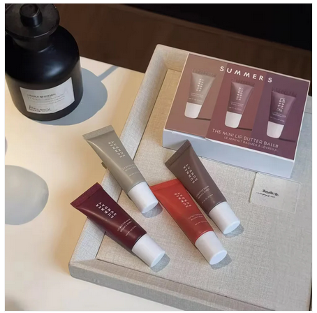 Pagevine Summer Sunday Mini Neutrals Lip Butter Balm Set of 4