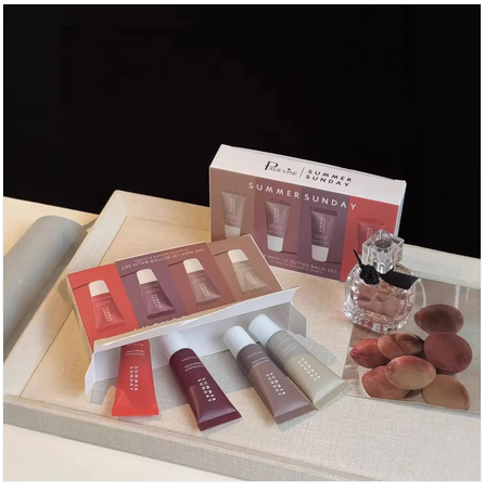 Pagevine Summer Sunday Mini Neutrals Lip Butter Balm Set of 4
