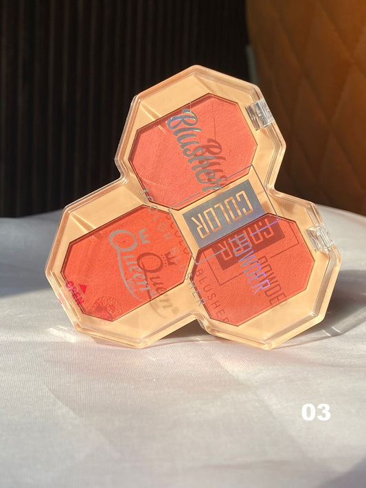 The Queen Blush Powder 3 in 1 combo set 2