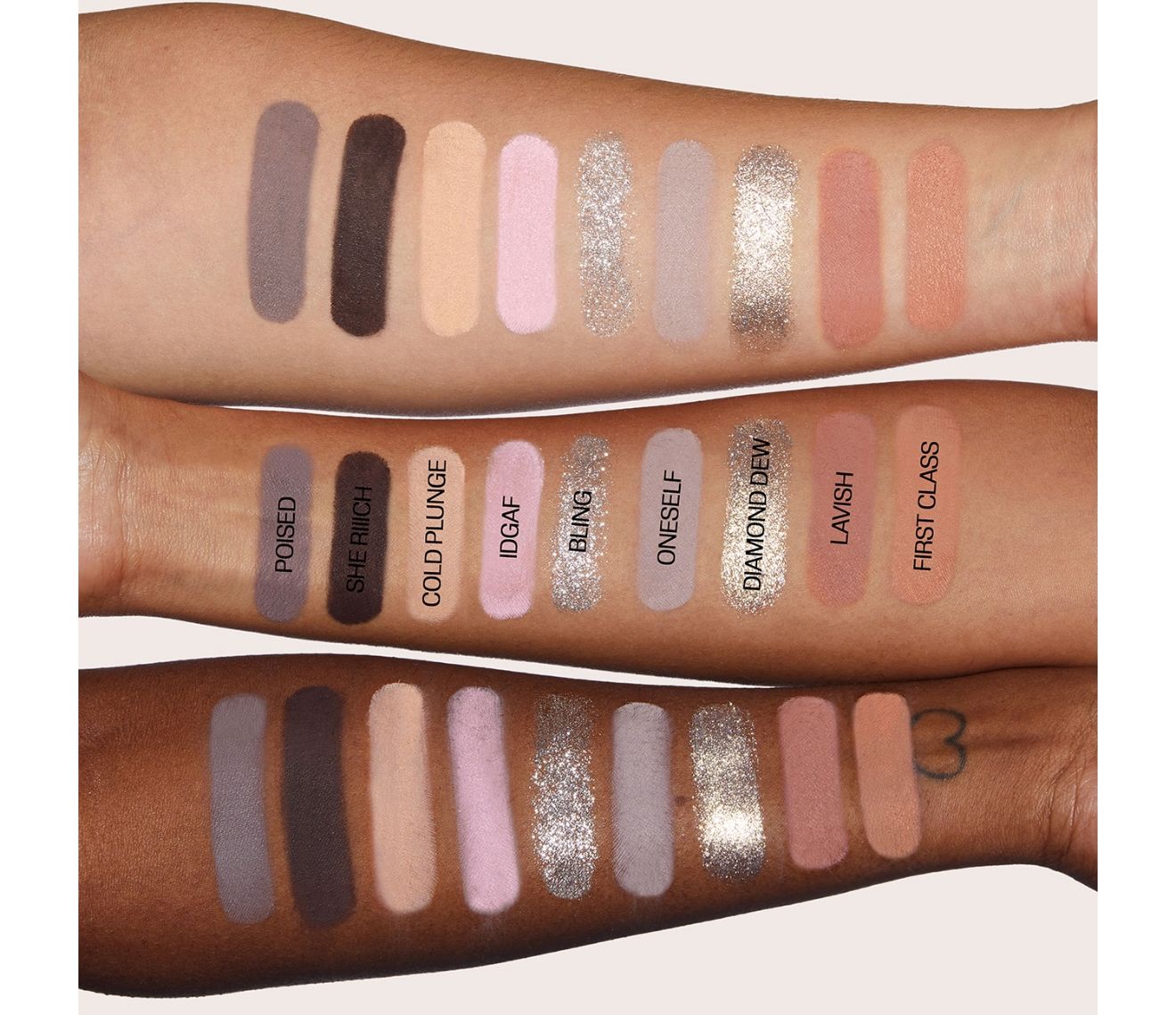 HUDAMOJI ICY NUDE EYESHADOW inspiration from HUDABEAUTY