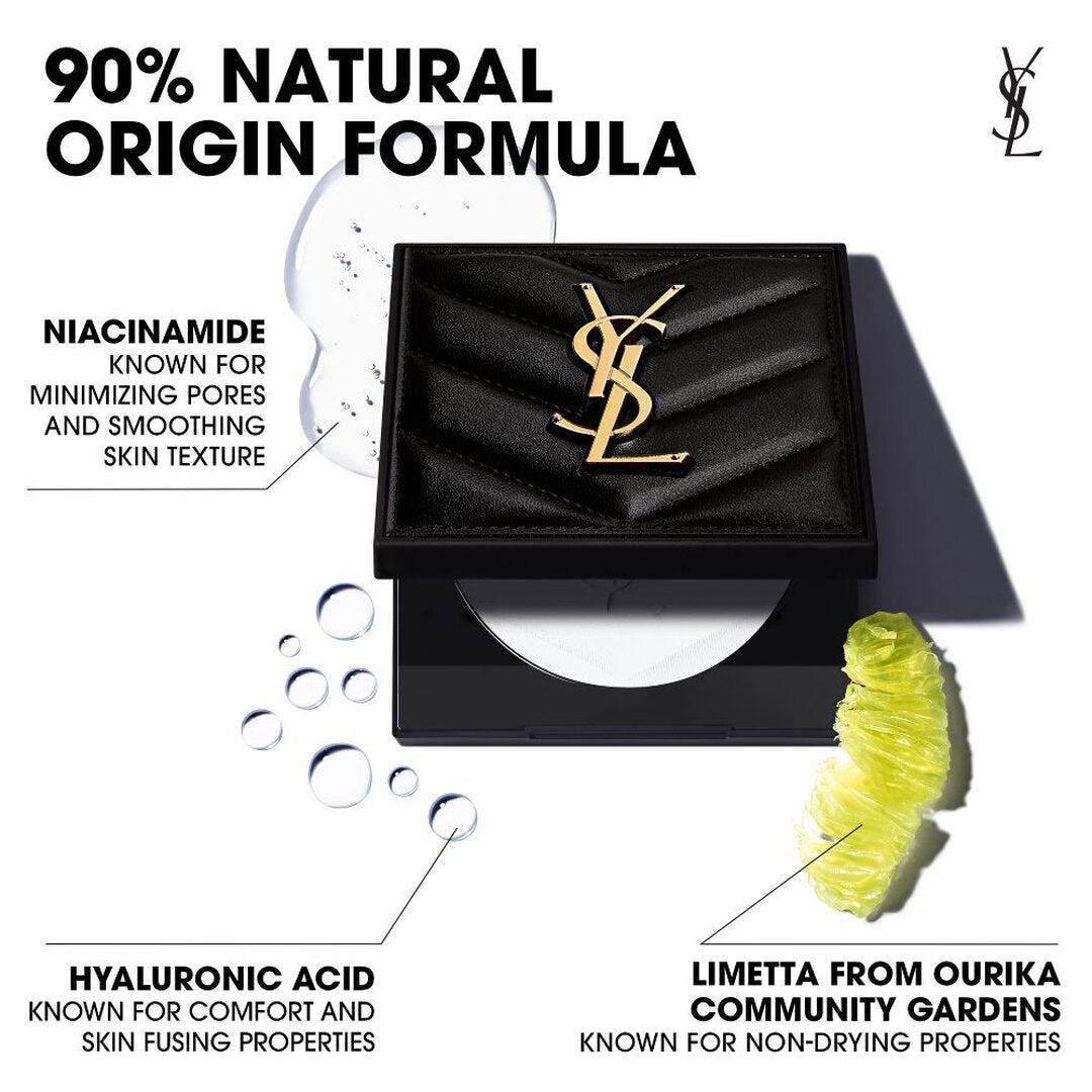 YSl All hour Hyper Finish Multi-Use Matte Powder-Translucent (Net Wt.7.5g)