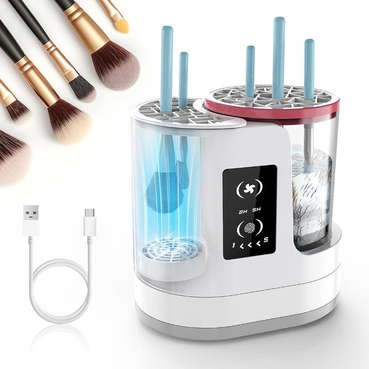 Makeup Brush Cleaner with Dryer