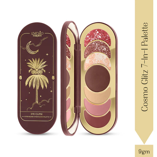 LoveChild Masaba Hyper-Blend Eyeshadow Palette - Cosmo Glitz(9g)