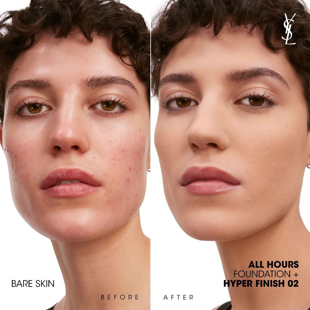 YSl All hour Hyper Finish Multi-Use Matte Powder-02 (Net Wt.7.5g)