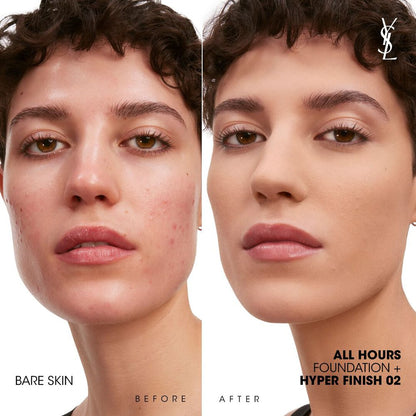 YSl All hour Hyper Finish Multi-Use Matte Powder-02 (Net Wt.7.5g)