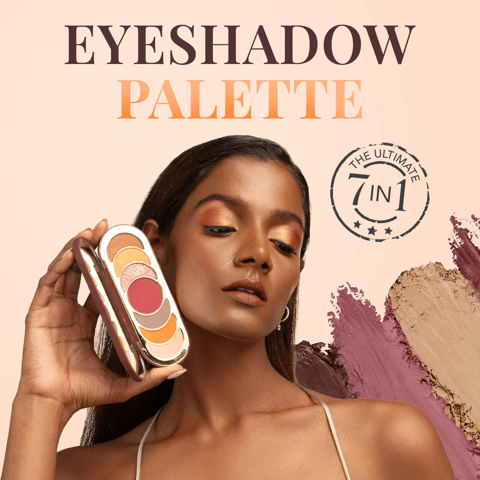 LoveChild Masaba Hyper-Blend Eyeshadow Palette - Cosmo Glitz(9g)
