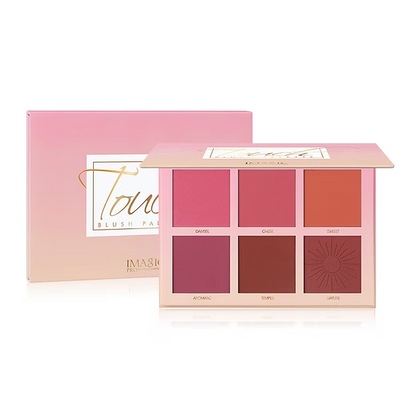 IMAGIC PROfessional Cosmetic Touch Blush Palette 6 Color
