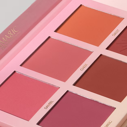 IMAGIC PROfessional Cosmetic Touch Blush Palette 6 Color