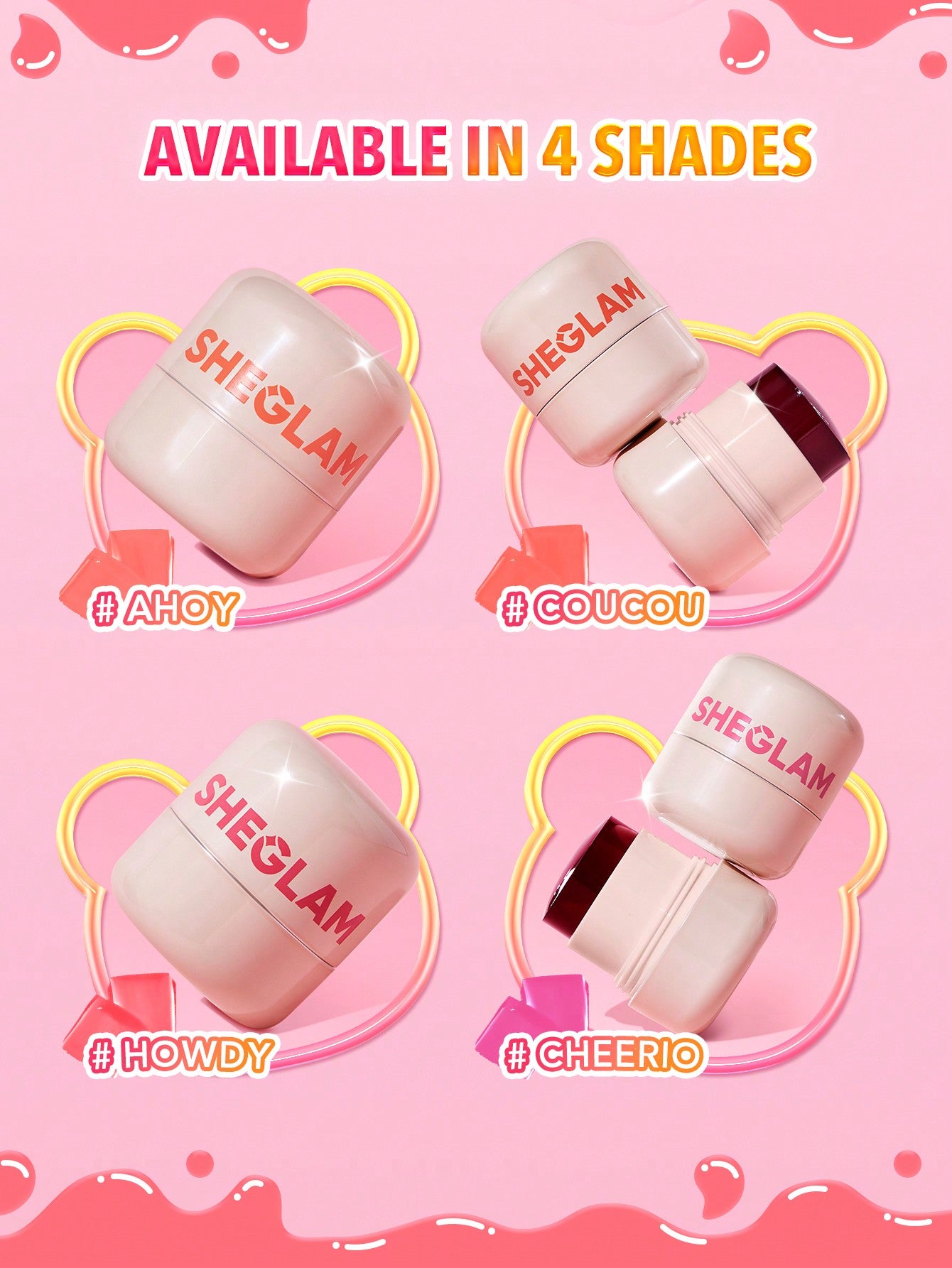 She Glam Jelly Licious Hydrating Lip & Blush Tint
