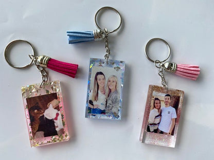 Resin Custom Keychain with Photo and Name