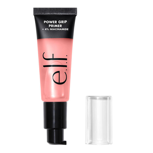 e.l.f. Power Grip Primer + 4% Niacinamide, Gel-Based & Hydrating Face Primer, Evens Skin & Brightens, Grips Makeup, Vegan & Cruelty-Free
