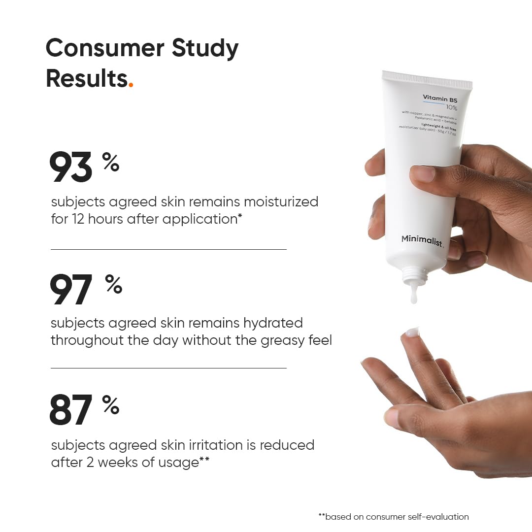 Minimalist Vitamin B5 Lightweight & Oil Free Moisturizer - 50 g