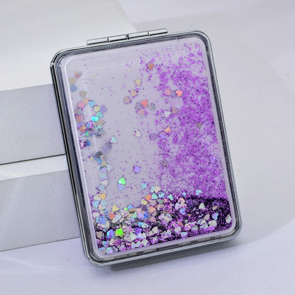 Dual-Side Hexaglitter Pocket Mirror