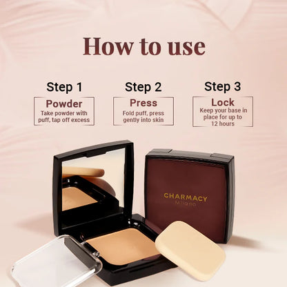 Charmacy Milano Cover Compact Powder (HDC03)