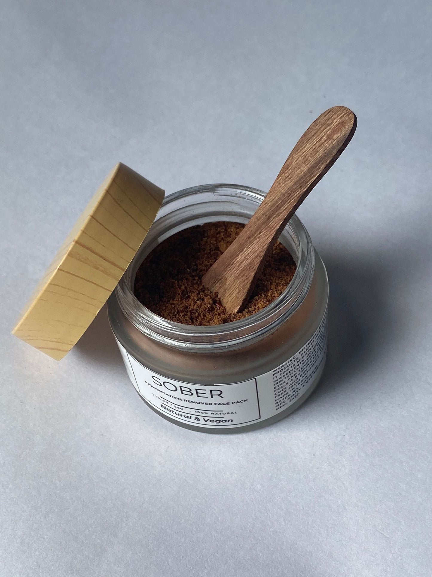 Sober Pigmentation Removal Face Pack made with 100% natural ingredients