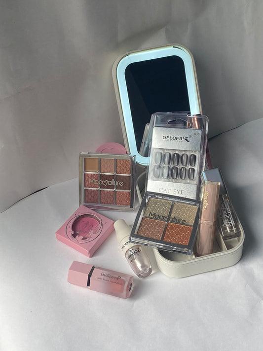 Rakhi Glow-Up Box – 10-in-1 Premium Makeup Gift - Hamper