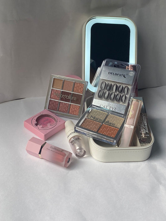 Rakhi Glow-Up Box – 10-in-1 Premium Makeup Gift - Hamper