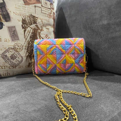 Welkin- premium quality handmade purse - Multicolour