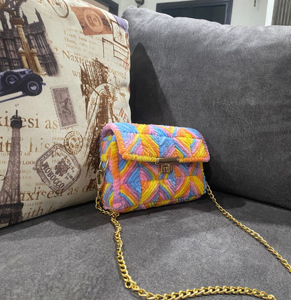 Welkin- premium quality handmade purse - Multicolour