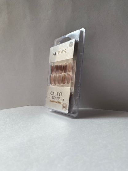 Delofil Cat Eye Artificial Nails 24 PC, C-5