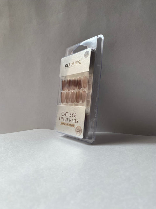Delofil Cat Eye Artificial Nails 24 PC, C-5
