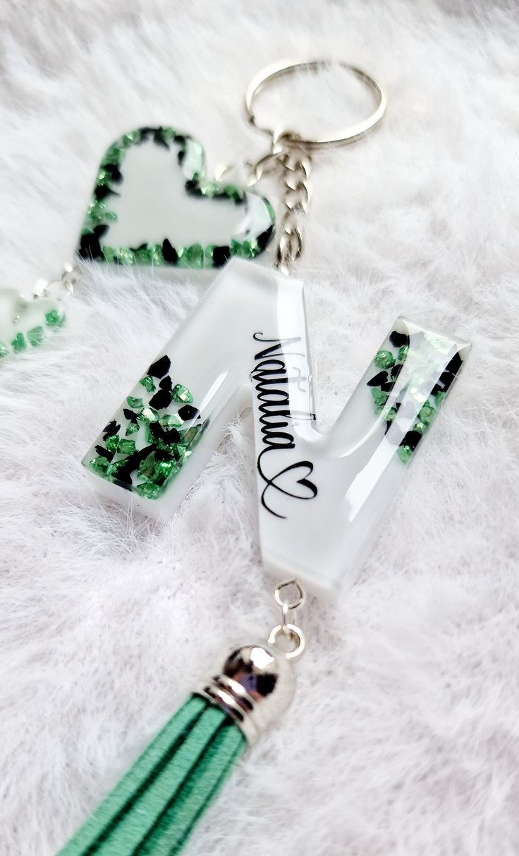 Resin Custom Keychain with Photo and Name