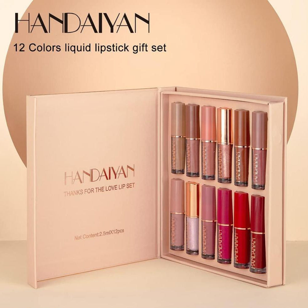 The Handaiyan Liquid Lipstick 12-piece set