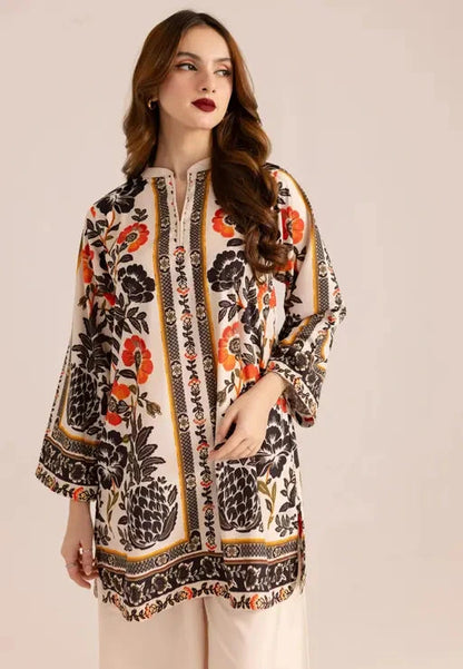 Jaipuri Kurti with Floral print Top and Palazzo set