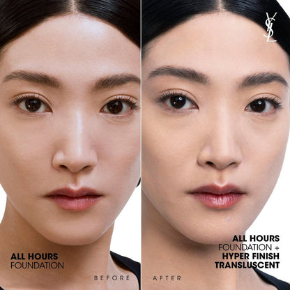 YSl All hour Hyper Finish Multi-Use Matte Powder-Translucent (Net Wt.7.5g)